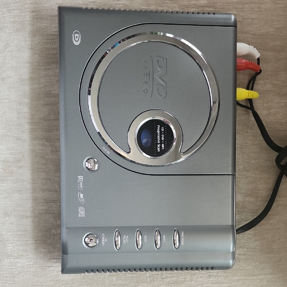 Abrand Gray Portable DVD Player